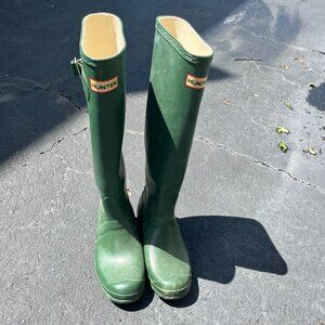Green Hunter Boots (origonal) US 7M/8W